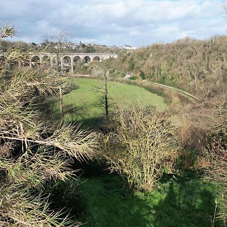 O Bois Dormant- Studio Vue Rance River Et Viaduc De Dinan Lanvallay Exterior foto